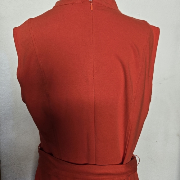 BODEN Vibrant Red Midi Dress.Size 10R - Picture 3 of 12